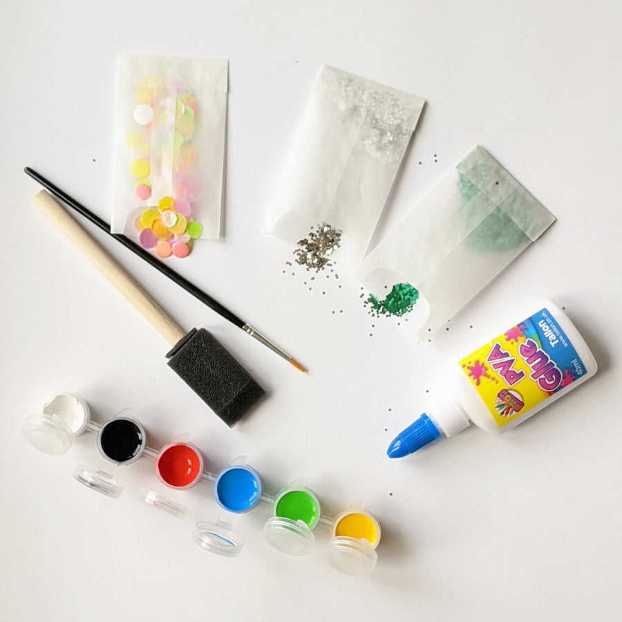 Fillable Easter Eggs - Paint & Glitter Craft Kit - The Danes