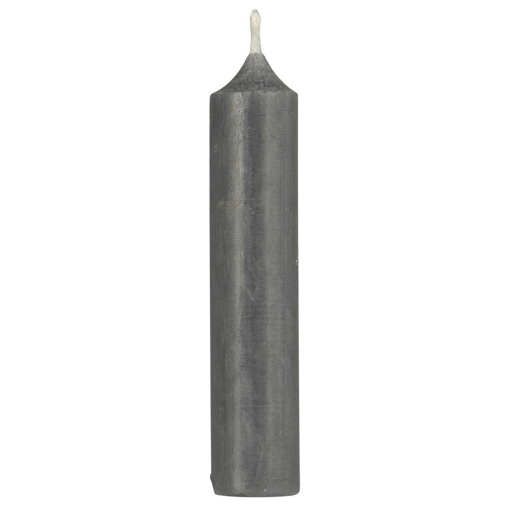 10 Short Dinner Candles | Dark Grey - Thedanes.co.uk - Creative & Sustainable Living The Scandinavian Way