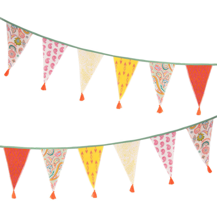 Boho Paisley Cotton Bunting - 3 meters - The Danes