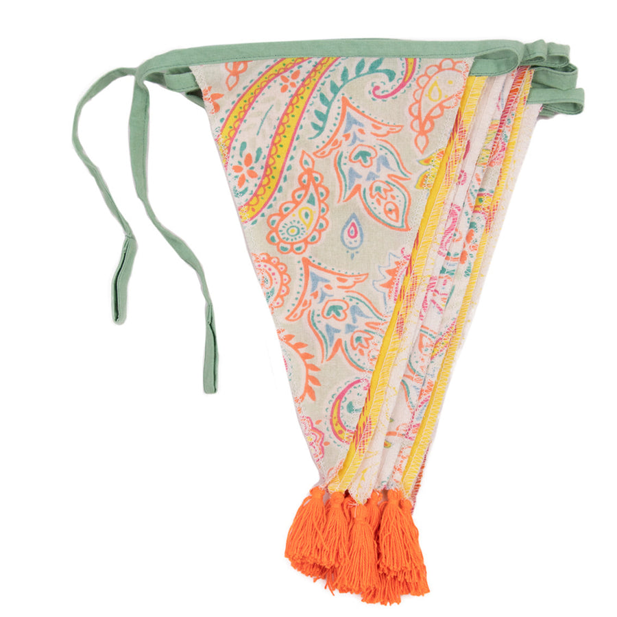 Boho Paisley Cotton Bunting - 3 meters - The Danes