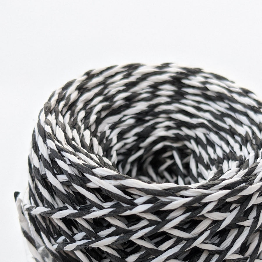 Black & White Twisted Paper String - 50m – The Danes