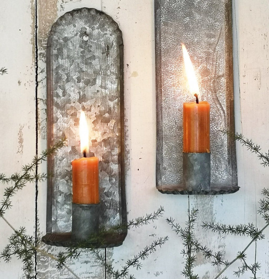Zinc Wall Sconce Candle Holder - The Danes