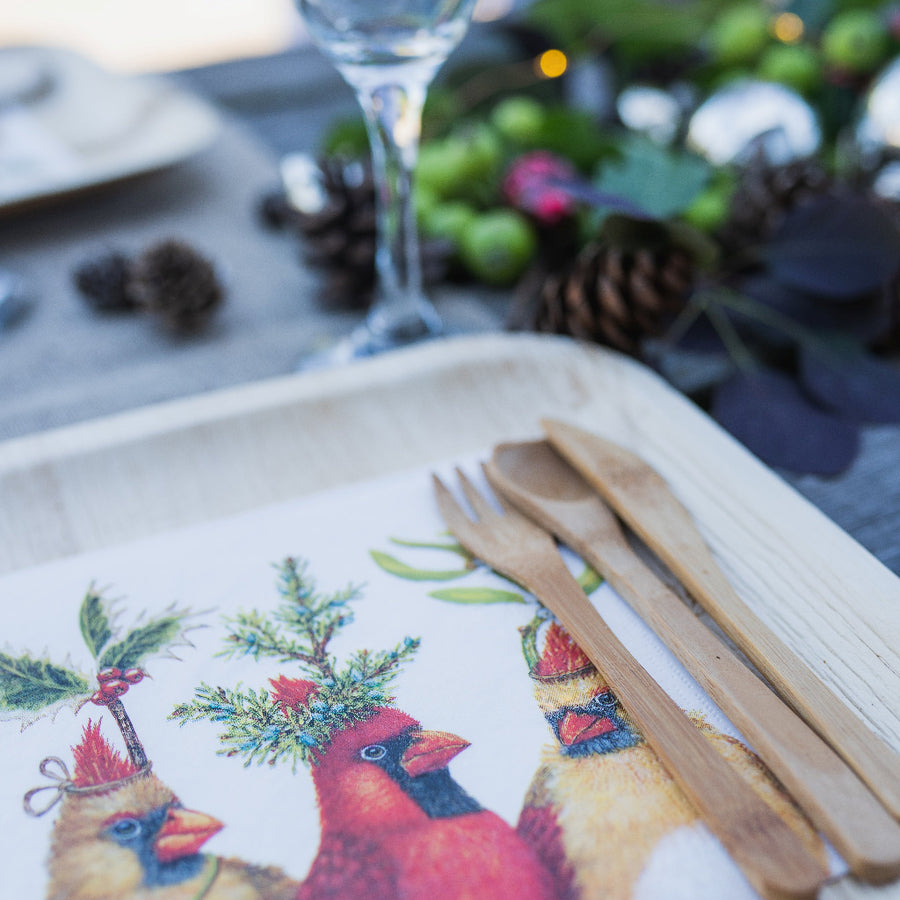 Christmas Party paper Napkins By Vicki Sawyer - The Danes