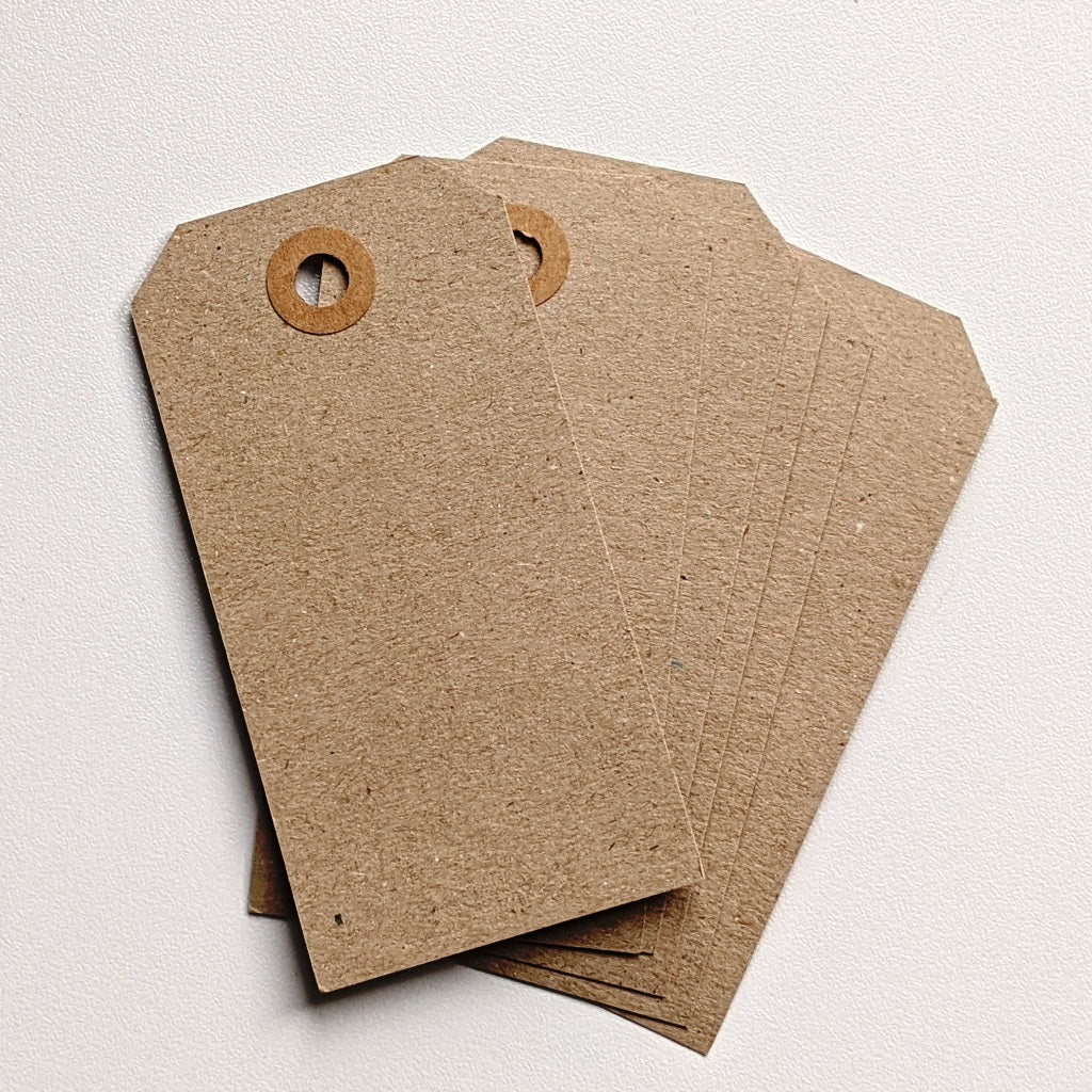 20 Classic Buff Manilla Tags | Eco Friendly Gift Wraping & Tags, – The ...