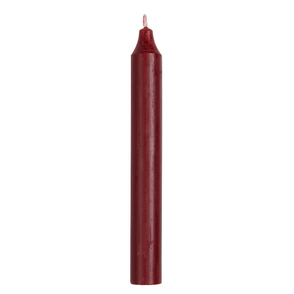 10 Dinner Candles 18cm x 2mm | Maroon - Thedanes.co.uk - Creative & Sustainable Living The Scandinavian Way