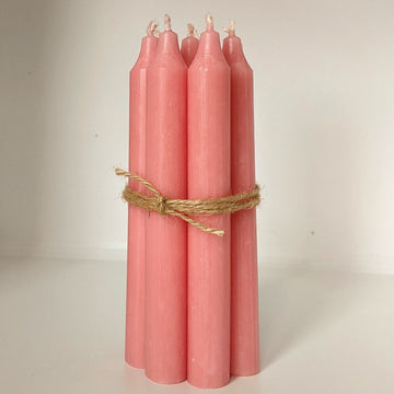 Pink Dinner Candles x 8 - The Danes