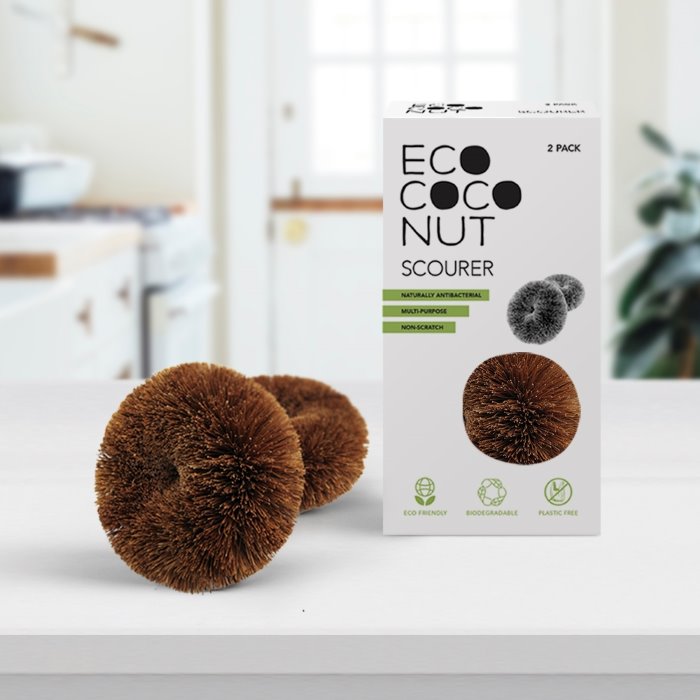 EcoCoconut Scourers - Pack of 2 - The Danes