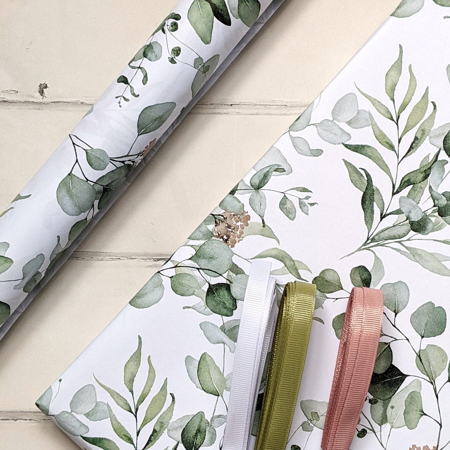 Eucalyptus Wrapping Paper - 6M - FSC & Recyclable - The Danes