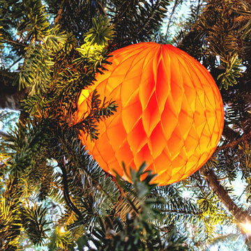 Golden Yellow Honeycomb Paper Ball - Thedanes.co.uk - Creative & Sustainable Living The Scandinavian Way