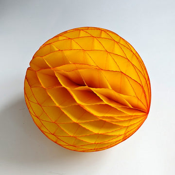 Golden Yellow Honeycomb Paper Ball - The Danes