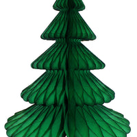 Green Honeycomb Paper Christmas Trees - 2 Sizes - Thedanes.co.uk - Creative & Sustainable Living The Scandinavian Way