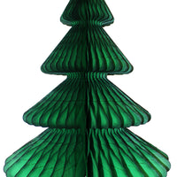 Green Honeycomb Paper Christmas Trees - 2 Sizes - Thedanes.co.uk - Creative & Sustainable Living The Scandinavian Way