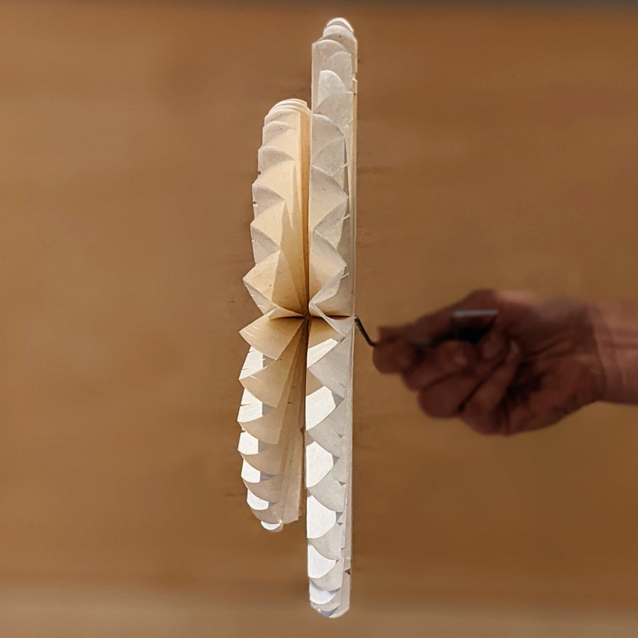 Hanging Paper Snowflake Lantern, 36cm | Fair Trade - The Danes