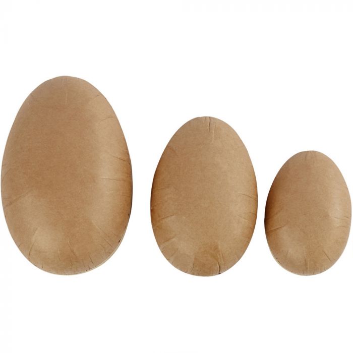 Easter Egg Kraft Paper Mache Containers - Fillable - The Danes