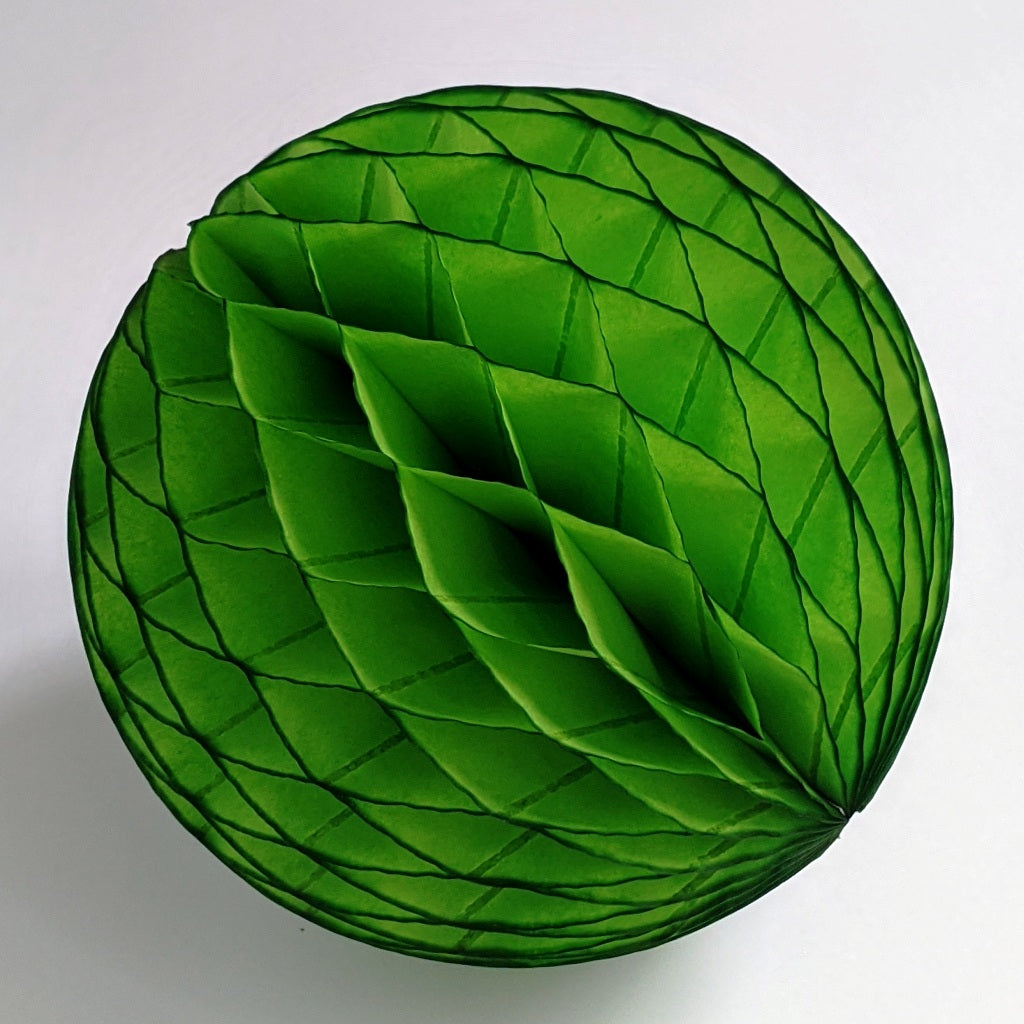 Lime Green Honeycomb Paper Ball - Thedanes.co.uk - Creative & Sustainable Living The Scandinavian Way