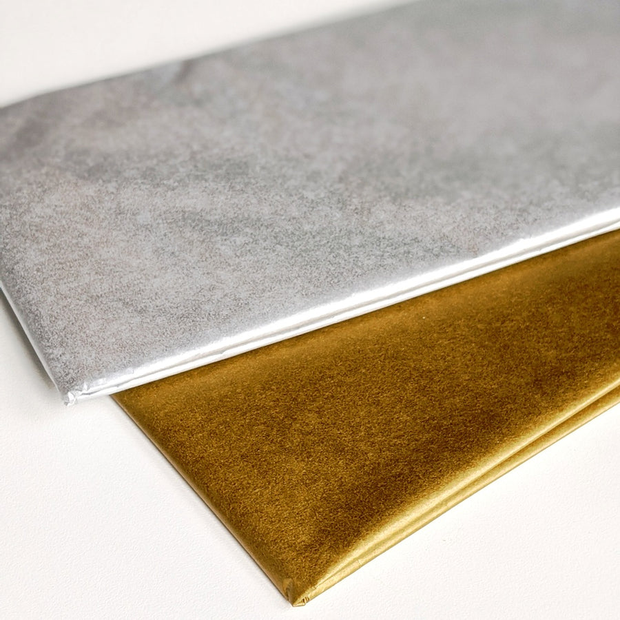 Metallic Tissue Paper - Gold or Silver - The Danes