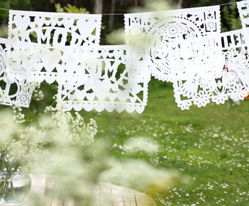 Mexican Wedding Decorations Papel Picado - 5.5Mtr - Thedanes.co.uk - Creative & Sustainable Living The Scandinavian Way