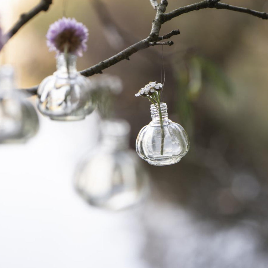 Mini Hanging Flower Glass Vases - Set of 5 - The Danes