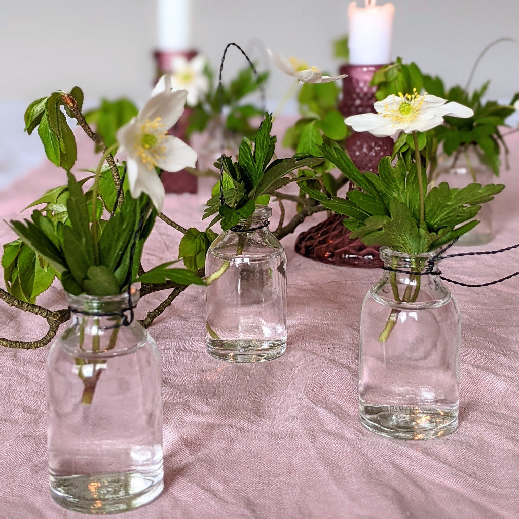 Mini Hanging Flower Bottles - Set Of 5 - Thedanes.co.uk - Creative & Sustainable Living The Scandinavian Way