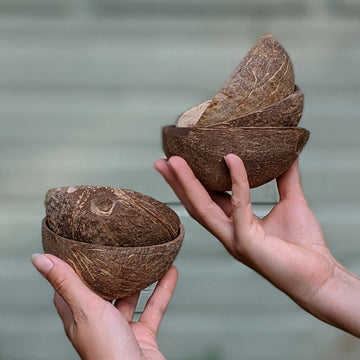 Natural Coconut Shell Bowl - The Danes
