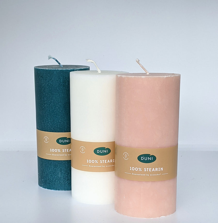 Pillar Candle - Assorted Colours - The Danes