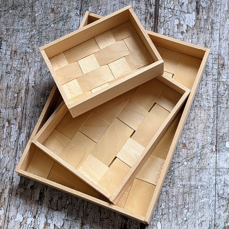 Wooden Box Trays - 3 Sizes - The Danes