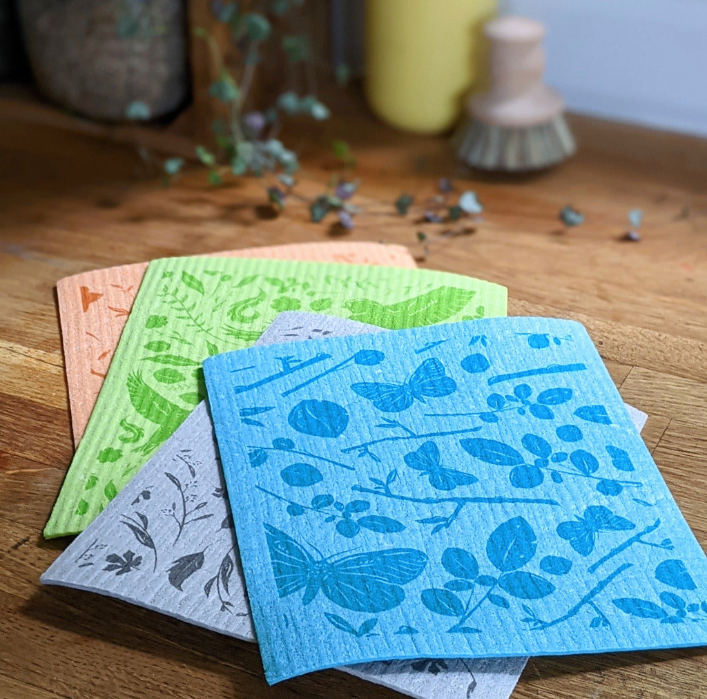 Swedish Compostable Sponge Cleaning Clothscloth sponge by The Danes