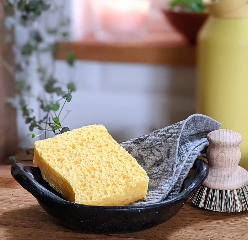 Eco Compostable Wavy Sponge - Pack of 2