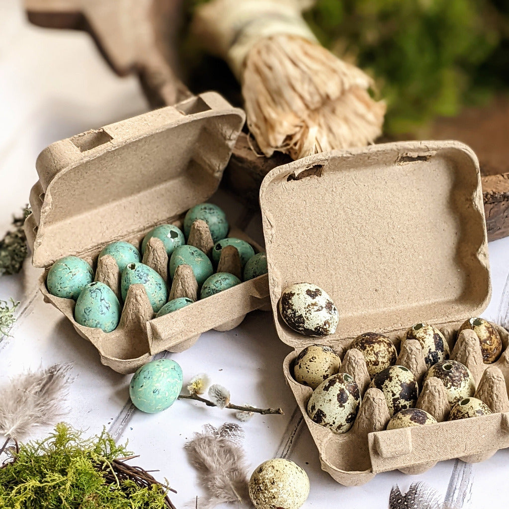 Natural Blown Quails Eggs, Box of 12 - Thedanes.co.uk - Creative & Sustainable Living The Scandinavian Way