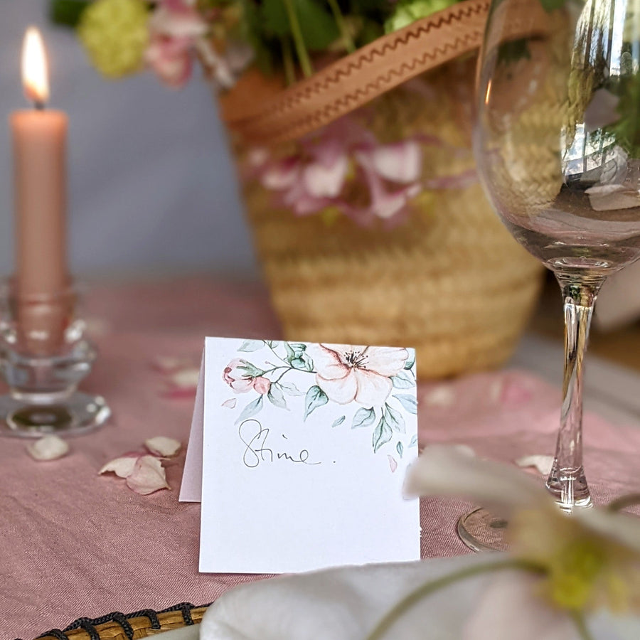 Cherry Blossom Place Cards - Wedding Or Party - The Danes