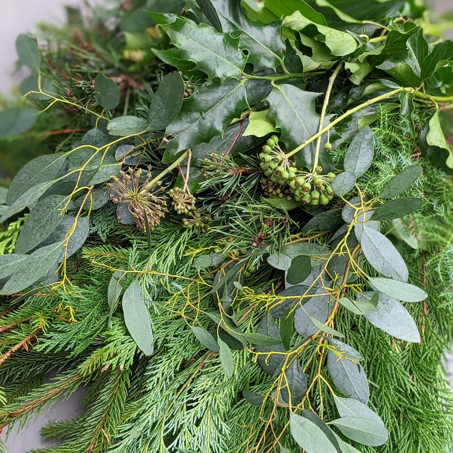 Large Fresh Foliage Floristry Display Box - CHRISTMAS - Thedanes.co.uk - Creative & Sustainable Living The Scandinavian Way