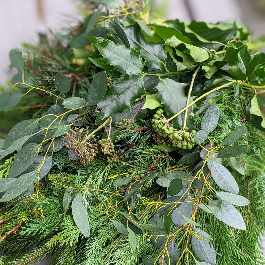 Large Fresh Foliage Floristry Display Box - CHRISTMAS - Thedanes.co.uk - Creative & Sustainable Living The Scandinavian Way