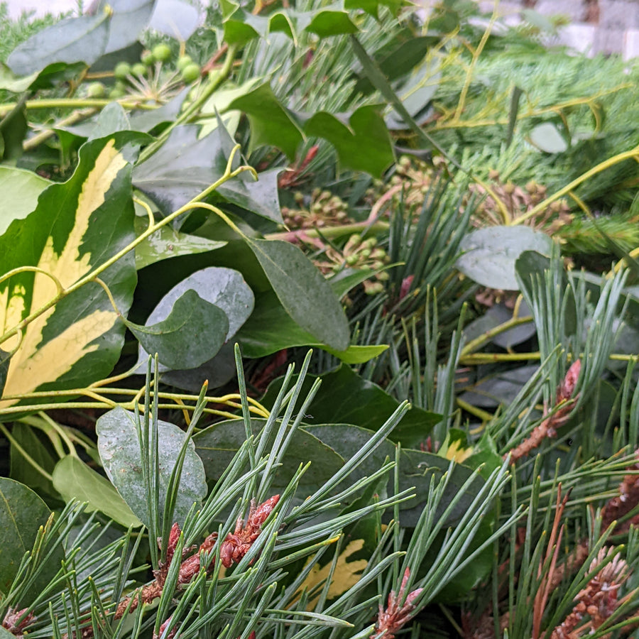 Large Fresh Foliage Floristry Display Box - CHRISTMAS - Thedanes.co.uk - Creative & Sustainable Living The Scandinavian Way