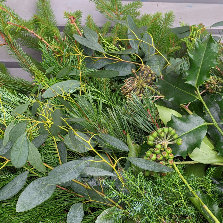 Large Fresh Foliage Floristry Display Box - CHRISTMAS - Thedanes.co.uk - Creative & Sustainable Living The Scandinavian Way