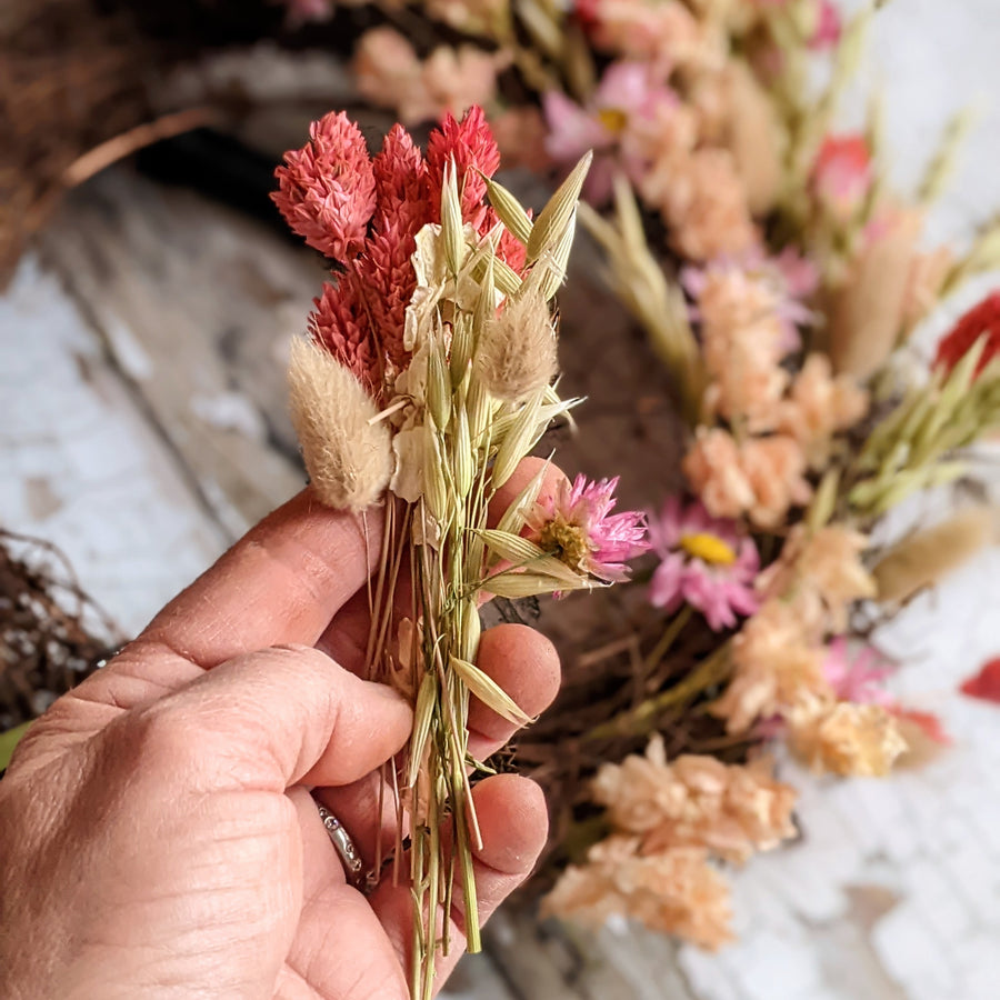 Dried Flower DIY Wreath Kit