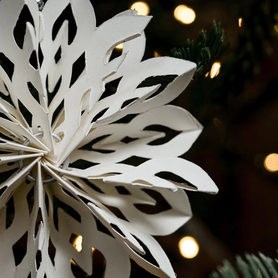 Paper Snowflake Hanging Decoration, 2 Design - The Danes