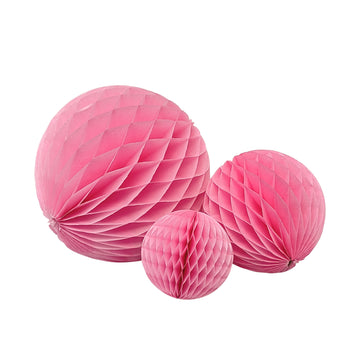 Pink Honeycomb Paper Ball - The Danes