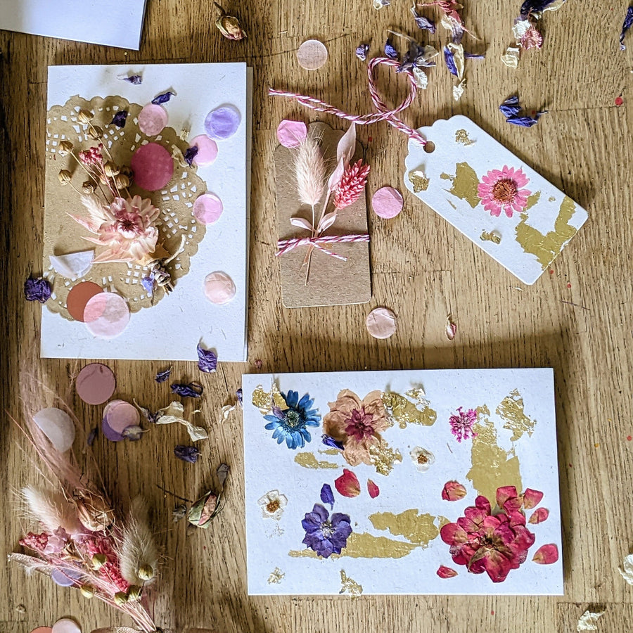 Pressed & Dried Flower Card Making Kit - The Danes
