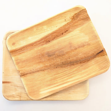 Rectangular Palm Leaf Grazing Platters - The Danes