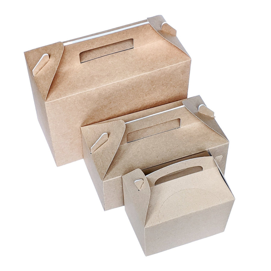 Recyclable Kraft Gablebox - 3 Sizes - The Danes