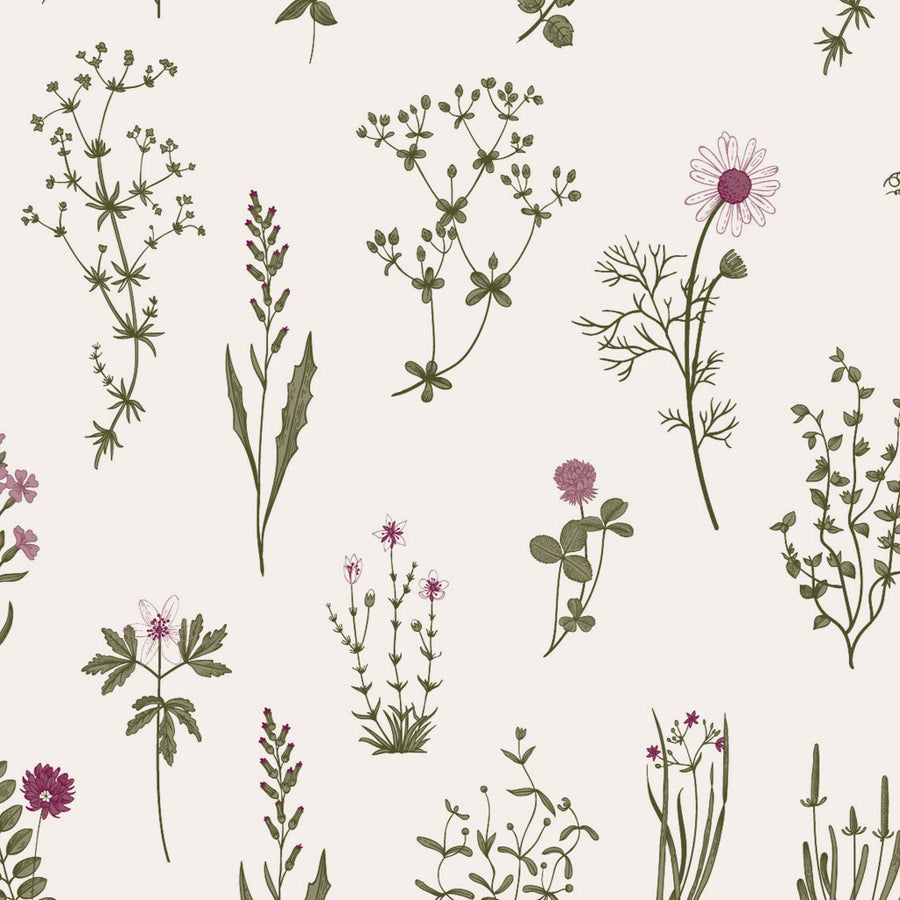 Summer Wildflower Meadow Wrapping Paper, 5M - The Danes