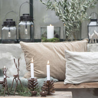 Scandinavian Metal Pine Cone Candle Holder - 2 Sizes - Thedanes.co.uk - Creative & Sustainable Living The Scandinavian Way