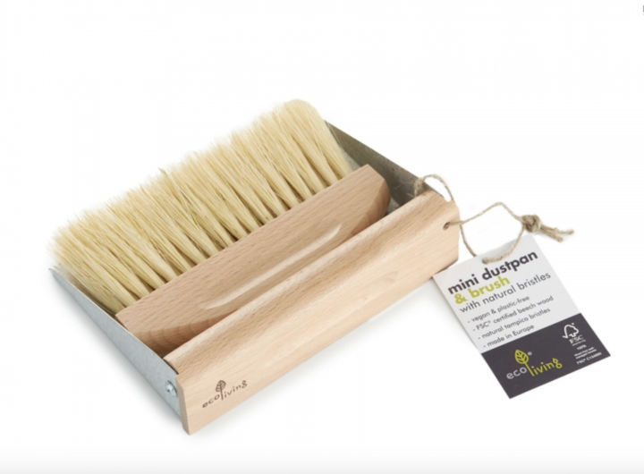 Mini Table Dustpan & Brush Set - 100% FSC - The Danes