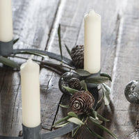 10 Short Dinner Candles | White - Thedanes.co.uk - Creative & Sustainable Living The Scandinavian Way