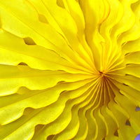 Sunflower Honeycomb Paper Fan Decorations - 2 Sizes - Thedanes.co.uk - Creative & Sustainable Living The Scandinavian Way