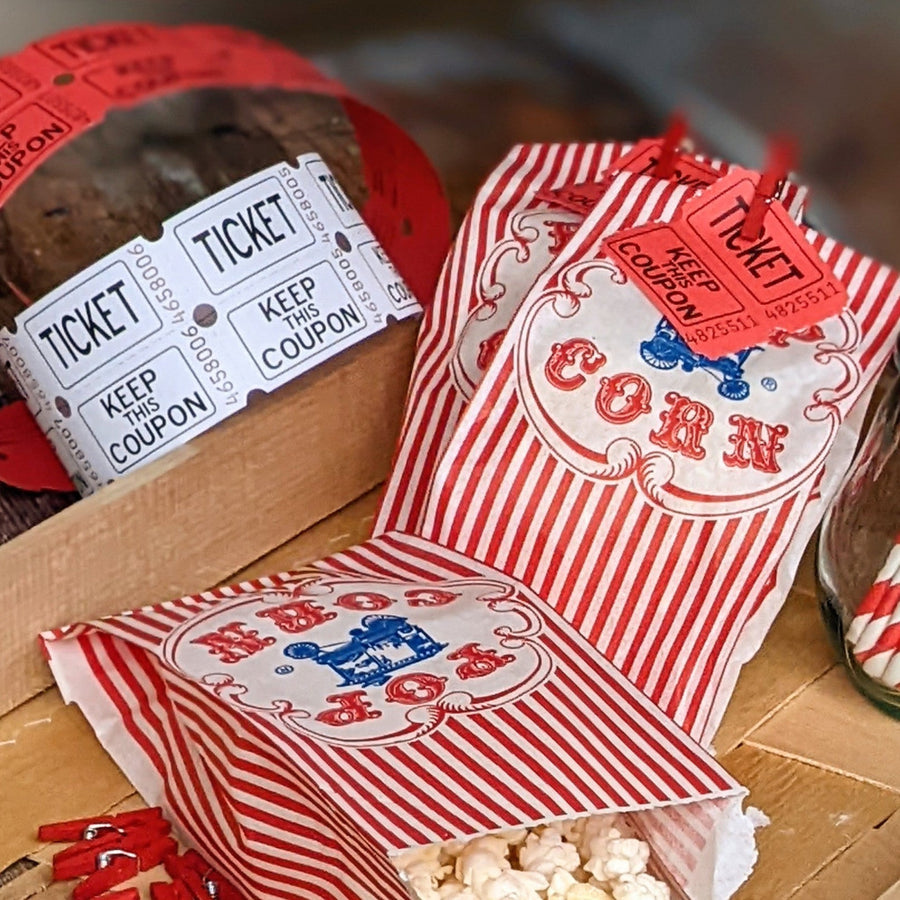 Vintage Circus Popcorn Party Pack - The Danes