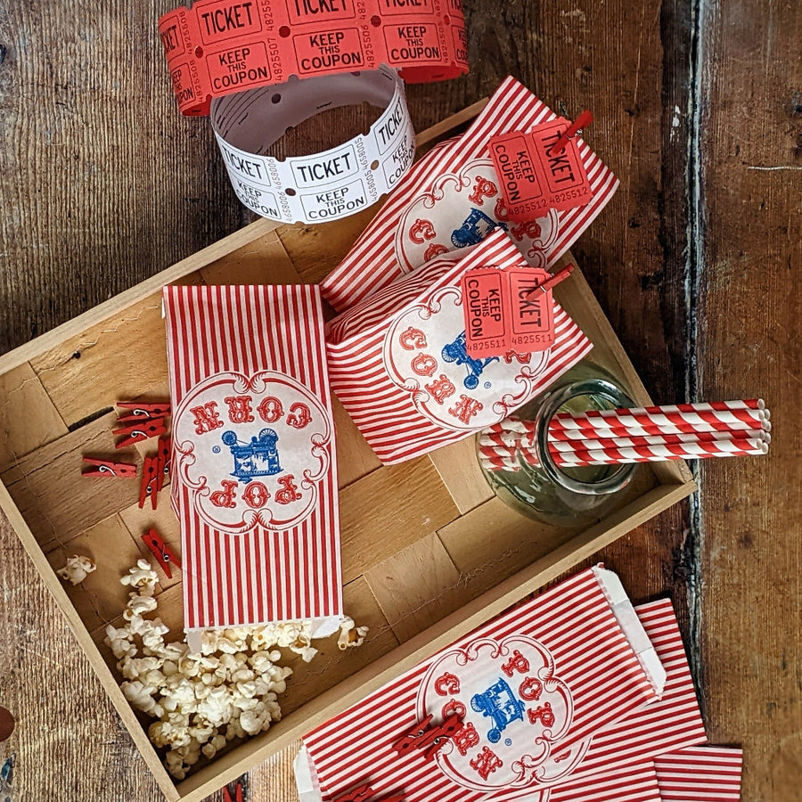 Vintage Circus Popcorn Party Pack - The Danes