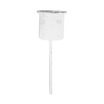 White Candle Holder On Spike - Thedanes.co.uk - Creative & Sustainable Living The Scandinavian Way