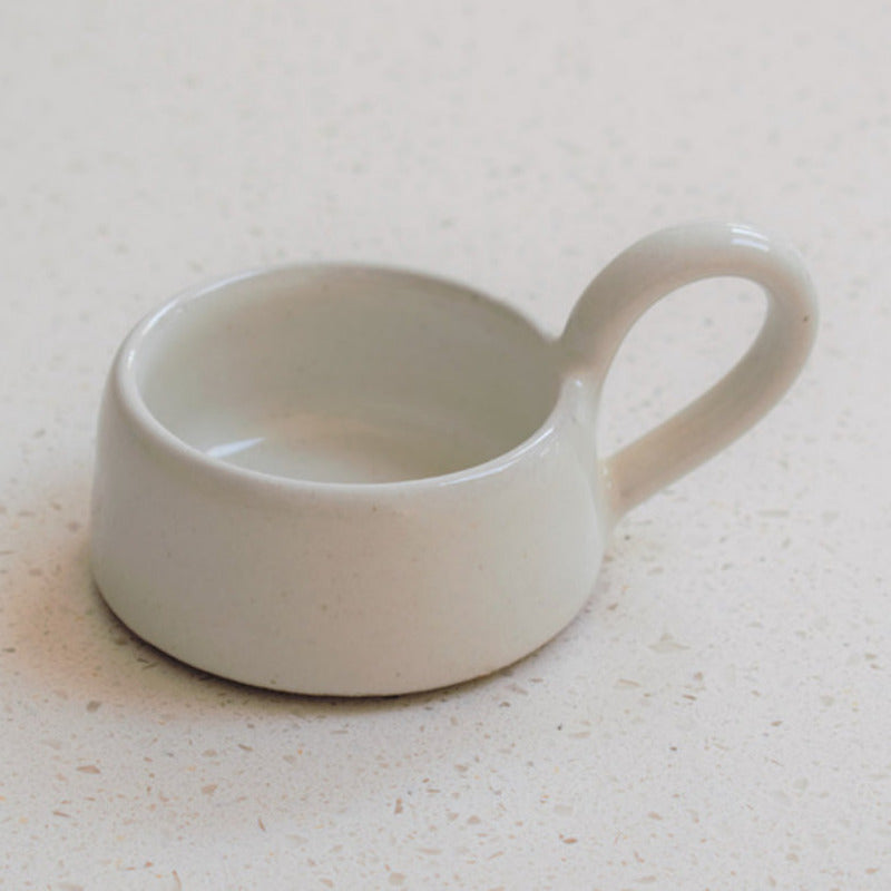 Ceramic Tea Light Candle Cup Holder - Milk White - Thedanes.co.uk - Creative & Sustainable Living The Scandinavian Way