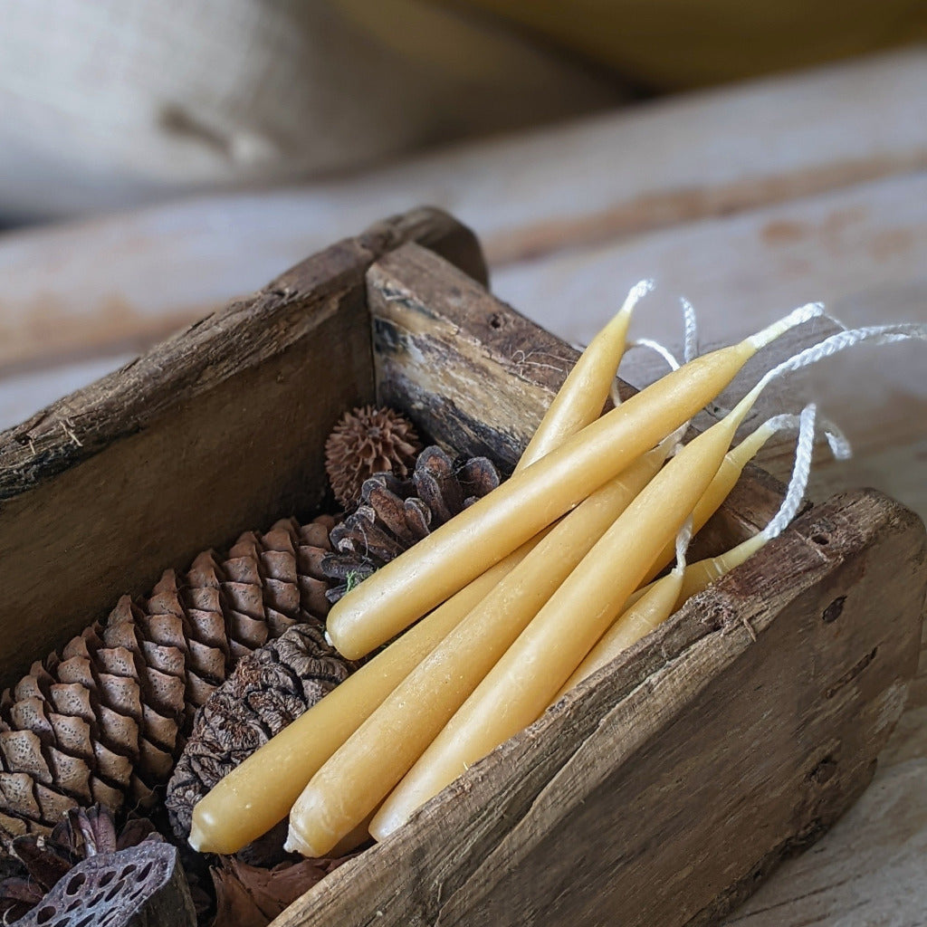 Handmade Beeswax Chime & Christmas Tree Candles - Thedanes.co.uk - Creative & Sustainable Living The Scandinavian Way